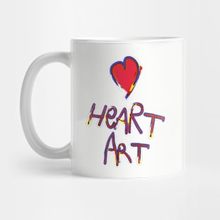 Heart Art - Art Enthusiast Mug